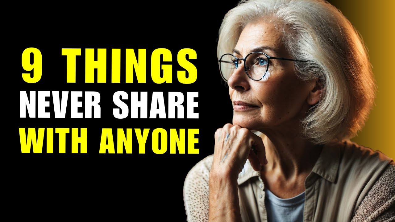 If You're 55-75 Years Old: 9 Things Never Share With Anyone
