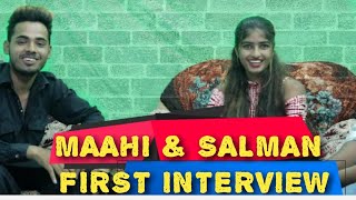Part 1:- Maahi And Salman | Interview With Nadeem | Maahi Queen | Full Fun With Maahi video