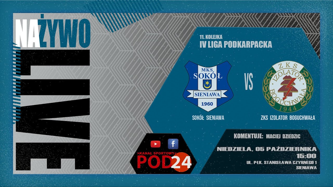 4 liga na żywo: mecze w Sieniawie i w Kamieniu [TRANSMISJA WIDEO]
