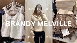 🧸My ENTIRE Brandy Melville Collection 🧸 | Pj sets/Sweaters/Tanks