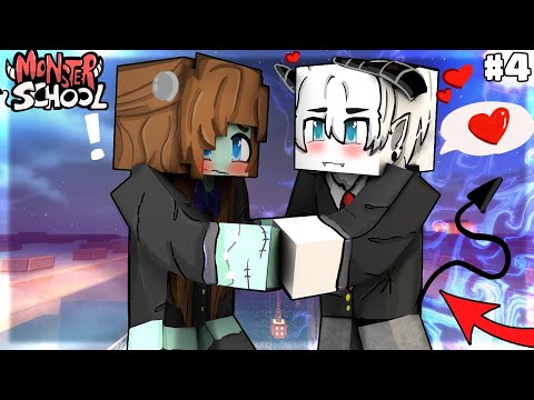Un RAGAZZO DEMONE si è INNAMORATO DI ME!❤😱 -[Minecraft MonsterSchool] #4