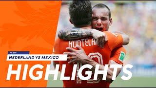Highlights: Nederland - Mexico (29/06/2014) WK 2014