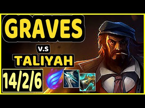 KREOX (GRAVES) vs TALIYAH - 14/2/6 KDA JUNGLE GAMEPLAY - EUW Ranked MASTER
