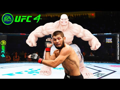 UFC4 Khabib Nurmagomedov vs White Hulk EA Sports UFC 4