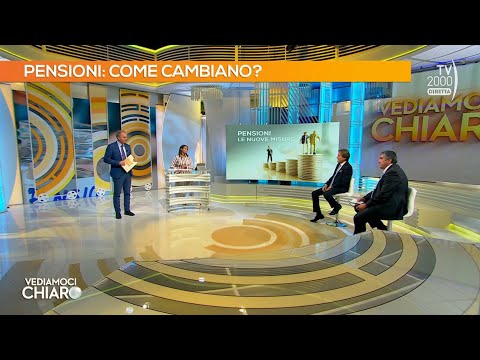 Vediamo Chiaro (TV2000) 30 ottobre 2023 - Pensioni, le nuove misure