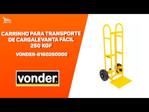 Carrinho para Transporte de Carga Levanta Fácil 150 Kgf - Vídeo