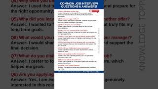 10 Most Common Tricky Interview Questions and Answers