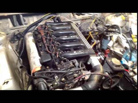 BMW e28 M57D30 530d engine swap first run Mikulski Motorsport
