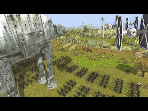 Siege of the IMPERIAL FORTRESS Mutiny! - Men of War: Star Wars Mod