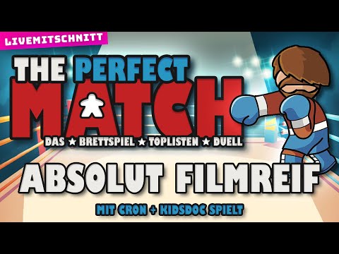 Absolut filmreif 🥊 The Perfect Match - Brettspiel Toplisten Duell mit Cron & Kidsdoc