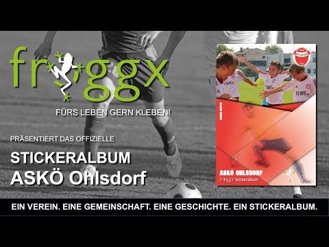froggx Stickeralbum des ASKÖ Ohlsdorf