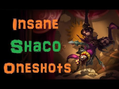 Insane Shaco Damage - Dark Harvest + Duskblade [League of Legends] Full Gameplay - Infernal Shaco