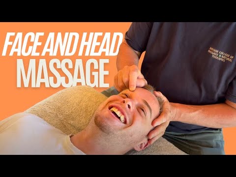 Face and head massage by Naturopath Brandon Raynor