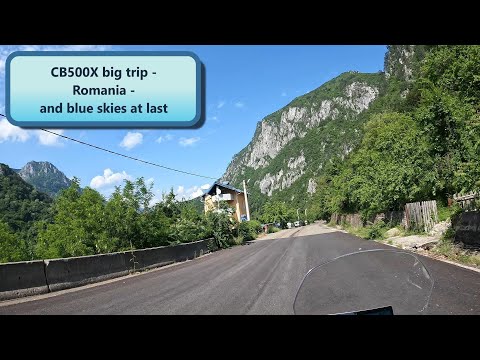 CB500X Big trip - S-1 Ep. 13 - Romania in the sunshine and a minor dilemma