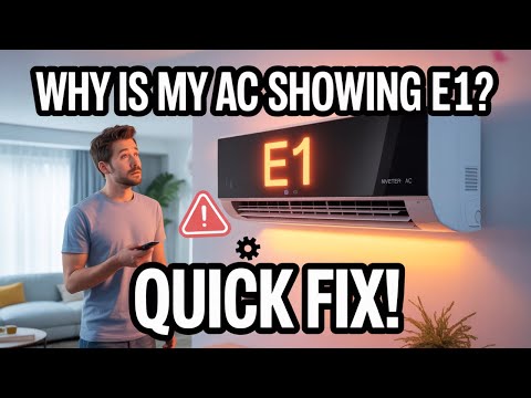Midea AC Error Code E1 – What It Means & How to Solve It Fast!