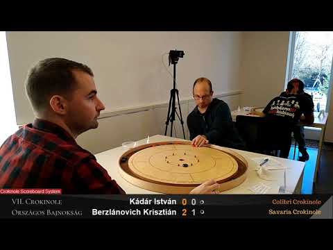 VII. Crokinole OB - Alapszakasz - Berzlánovich Krisztián vs Kádár István
