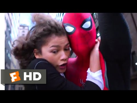 Spider-Man: Far From Home (2019) - Don't Text and Swing! Scene (10/10) | Movieclips