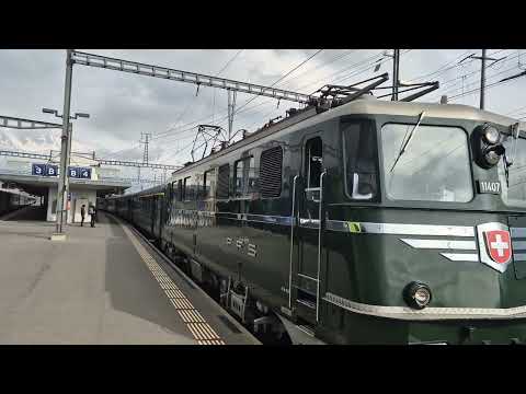 Abfahrt des Extrazug 31000 am 15.03.2025 in Buchs SG