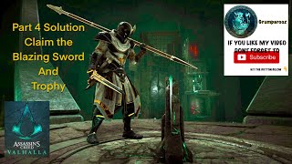 HOW TO SOLVE THE EDEN RING STATION PT 4 & HOW TO GET THE BLAZING SWORD REWARD + TROPHY 🏆 ACValhalla