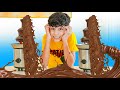 The Floor is Chocolate Lava Challenge with Jason