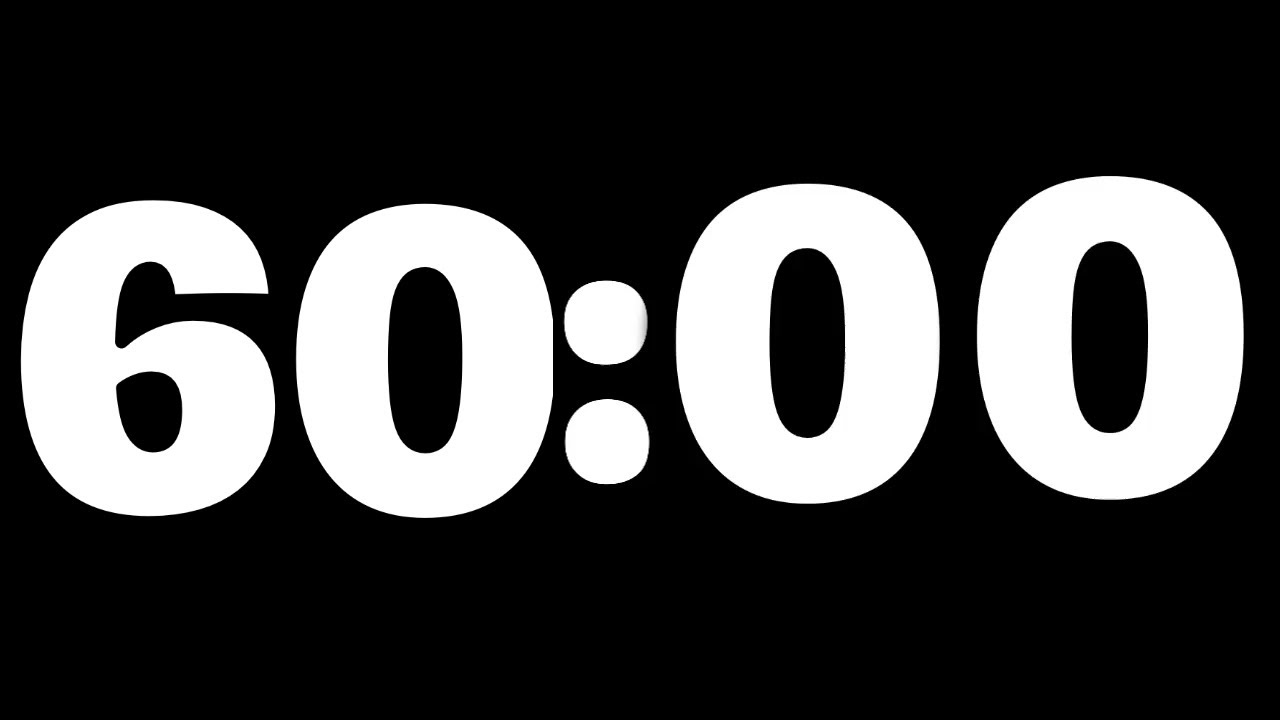 60 minutos - ⌚ Temporizador y Alarma ⏰ Cuenta Regresiva
