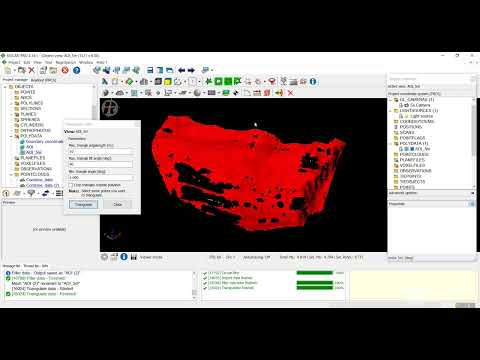 10. Creating DTM (3D Surface) in RiScan Pro Software (English Version) || Full Course in Description