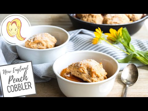 New England Sweet Peach Cobbler RECIPE | Chef Ani