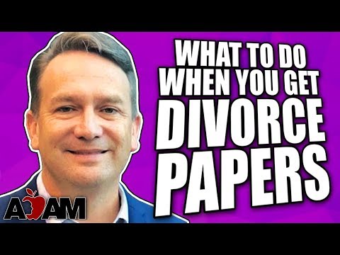 What to Do After Receiving Divorce Papers