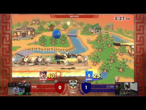 The Arena: Shujo (Mario) vs CS | Wonf (Sonic) - Pools