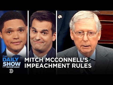 米奇-麥康奈爾的奇怪彈劾規則｜每日秀場 (Mitch McConnell’s Weird Impeachment Rules | The Daily Show)