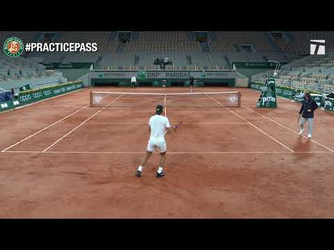 Rafael Nadal Full Practice at Roland Garros 2020 | Practice Pass