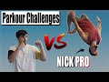 Parkour Challenges Vs Nick Pro