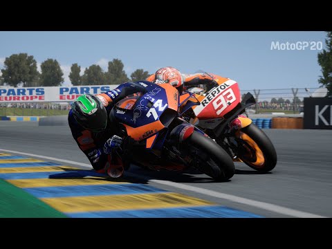 MotoGP 20 Career Mode Part 28 - Race Long Battle With Marquez