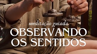 Meditação Guiada 6 sentidos | atenção plena na visão, audição, paladar, tato, olfato e intuição