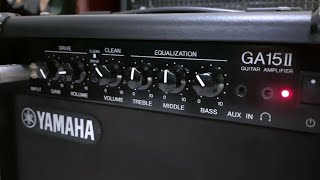 Video thumbnail for Review sound test Yamaha GA15II Guitar amplifier by mrmudaa