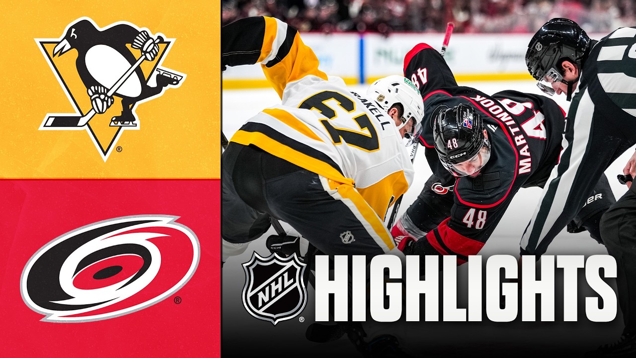 3월11일 캐롤라이나 피츠버그 NHL 하이라이트