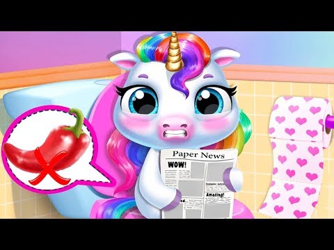 Fun Newborn Pony Care Kids Game - My Baby Unicorn - Cute Pet Care & Xmas Makeover Games By TutoTOONS
