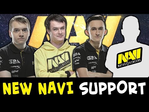 New NaVi support playing with team — Velheor