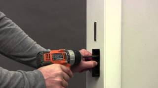 Folding Door Lock Installation (Single door Without a Closure Channel)