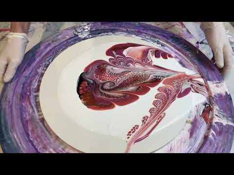 177. Sheleeart Australian Fluid Artist - Combover Negative Space Swipe