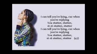 Becky G - Stutter (Lyrics)