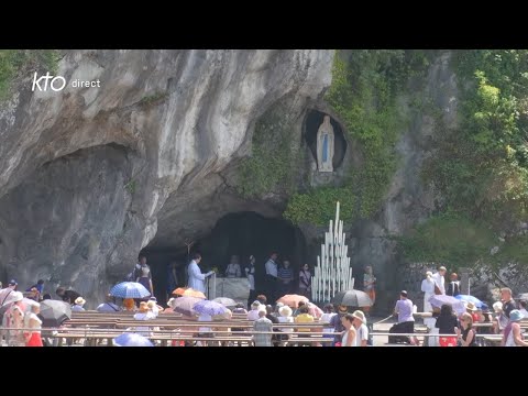Chapelet du 24 juin 2025 à Lourdes