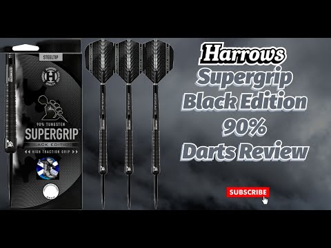 Harrows Supergrip Black Edition Darts Review