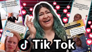 Therapist Reacts to Your TikToks | Y’all Did Me Dirty With These 😂