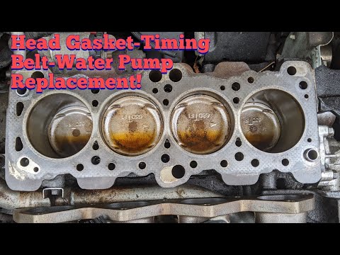 4G63 HEAD GASKET- TIMING BELT- WATER PUMP- BALANCE SHAFT BELT REPLACEMENT! (How-To)