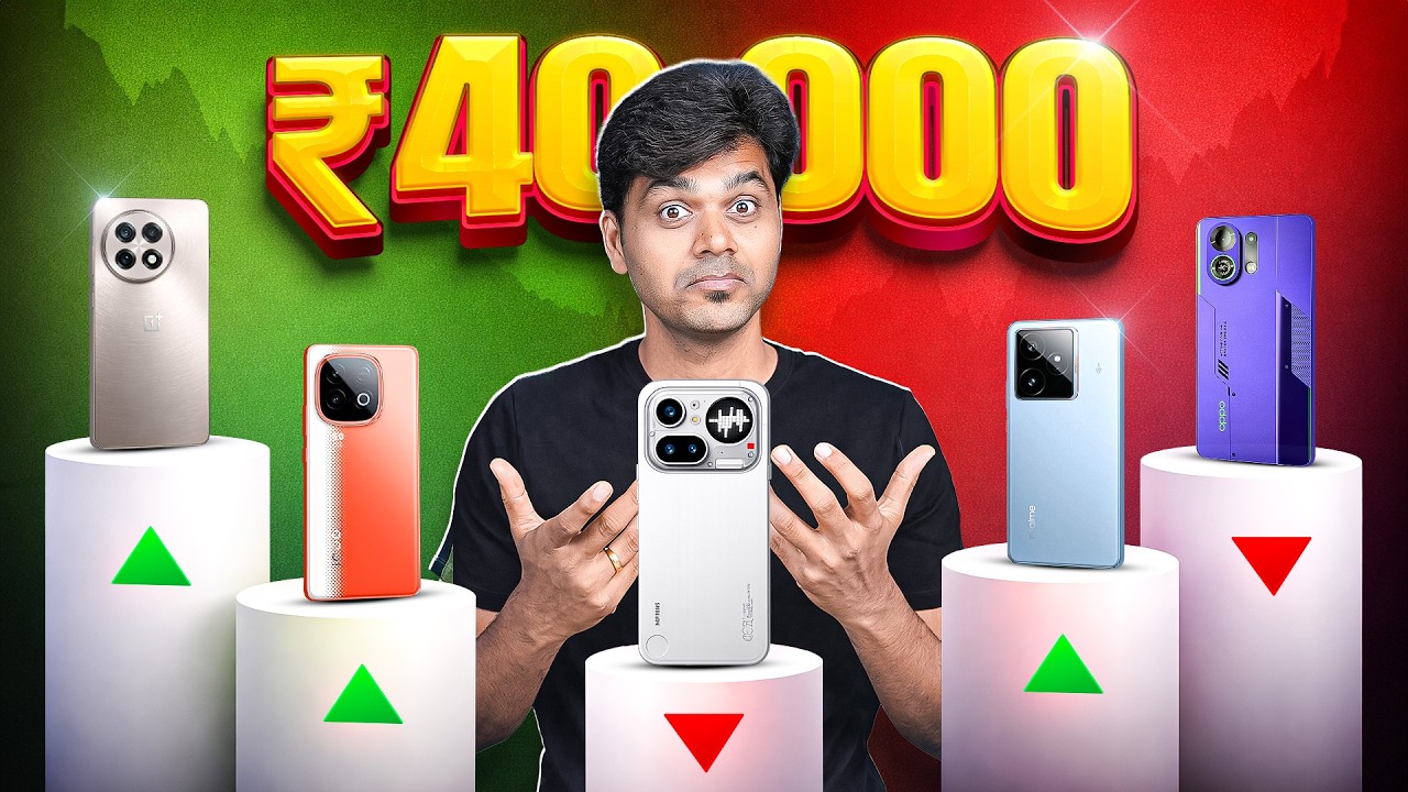 Top 5+ Best Camera, Gaming, All-Rounder⚡ Smartphones📱 Under ₹40,000 🔥