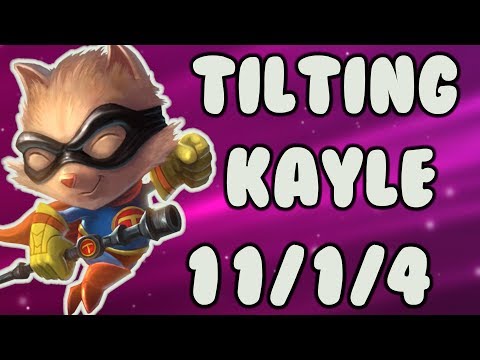 TEEMO vs KAYLE TOP  KDA 11/1/4 - HOW TO DEAL WITH KAYLE TOP LANE - League of Legends Rank Game #115