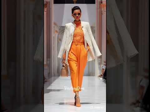 Apricot Flame | FirsteryDiva #fashion #elegant #runway #viral #apricot #glamour