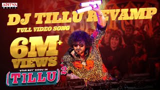 Dj Tillu Revamp Full Video  Tillu Square  Siddu Jo