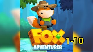 Fox adventures level 1-10 🎮🦊 |@Gameplay-level16223 |